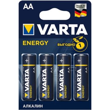 Varta Batterijen Energy - Alkaline - LR06/AA - 1.5 Volt - 4 Stuks