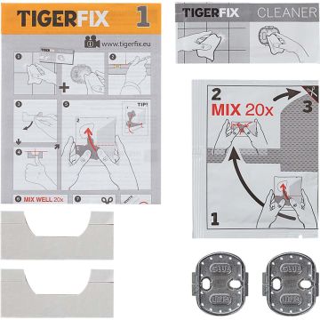 Tiger TigerFix type 1 - Tiger accessoires monteren zónder boren