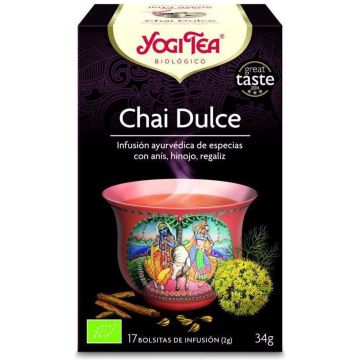 Infusion Yogi Tea Chai Zoet (17 x 2 g)