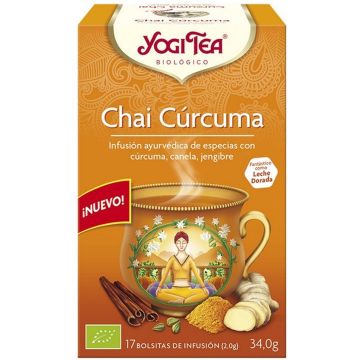 Kurkuma Yogi Tea Chai ( 17 x 2,0 g)