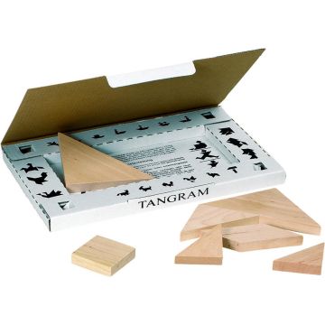 Goki Tangram hout: 7-delig