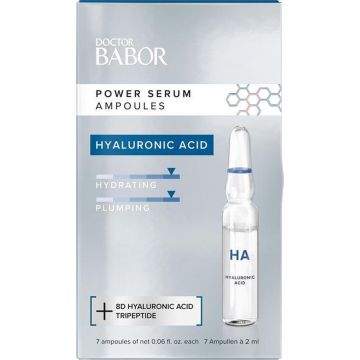 BABOR Doctor Babor Power Serum Ampoules Hyaluronic Acid 7x2ml Ampullen Droge Huid 14ml