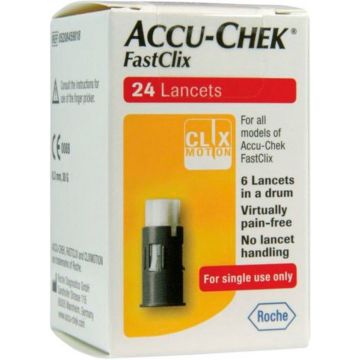 Accu Chek Fastclix Lancetten 24 St
