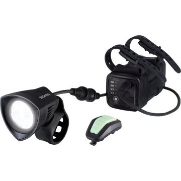 Sigma Buster 2000 HL K-set - Koplamp Fiets - LED - 2000 Lumen - Li-ion accu - Zwart