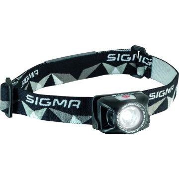 Sigma hoofdlamp LED II USB zwart