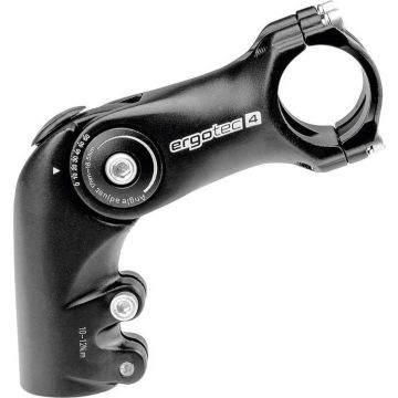 Humpert Ergotec A-Head Octopus 50 Stuurpen Ø25,4mm 1 1/8", zwart Lengte stuurpen 110mm