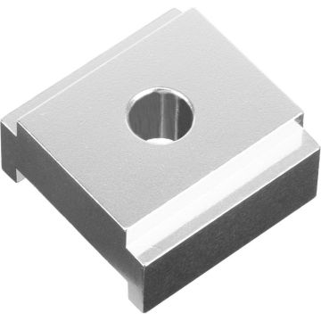 Ergotec Adapterplaat Voor Zijstandaard Aluminium Zilver