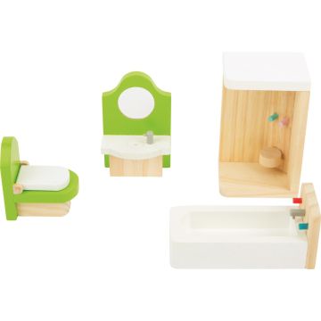 Poppenhuis meubels - Badkamer - Houten speelgoed vanaf 3 jaar