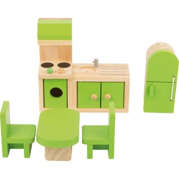 Poppenhuis meubels - Keuken - Houten speelgoed vanaf 3 jaar