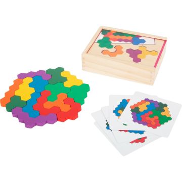 small foot - Hexagon Wooden Puzzle Learning Game