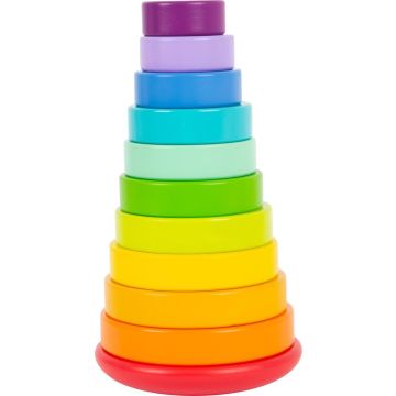 small foot - Stacking Tower Shape-Fitting Rainbow