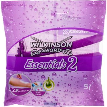 Wilkinson Sword - Essentials 2 ( 5ks ) - Jednorázová dámská holítka -