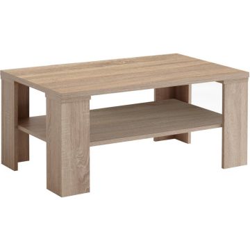 FMD - Salontafel - Bruin - 100x60x46 cm