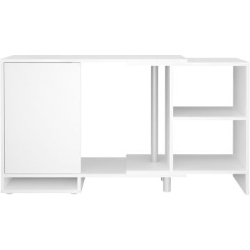 LuxeLivin' - Hoekkast modulair met open schap wit