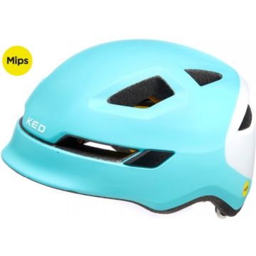 Fietshelm KED Pop Mips - small (48-52 cm) - iceblue white