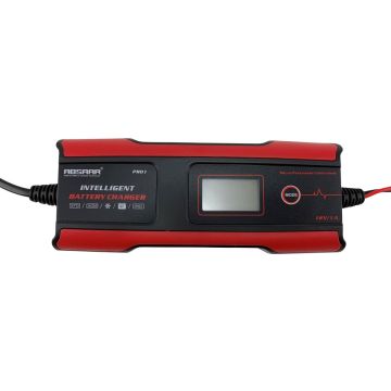 Absaar Acculader Pro 1.0 6/12 Volt 0-120 Ah 1 Ampère Rood/zwart