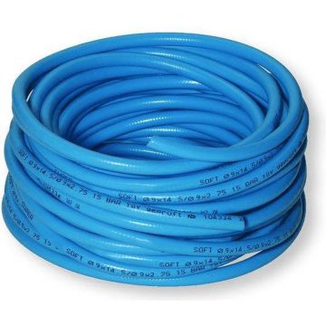 Vwp Luchtslang Super Soft 15 Bar 9 Mm 10 Meter Pvc Blauw