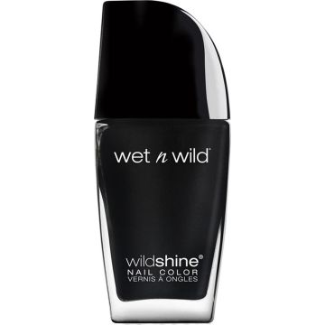 wet n wild Wild Shine Nail Color nagellak 12,3 ml Zwart