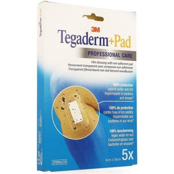 Tegaderm Pad 9x10 Cm 5 Apositos