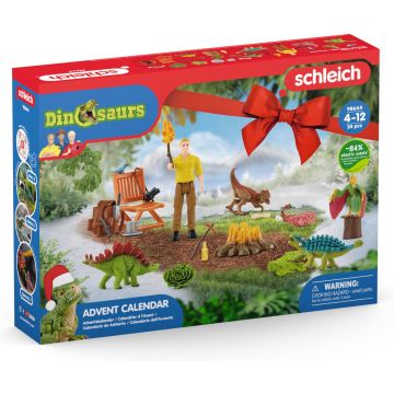 schleich DINOSAURUS - Adventskalender Dinosaurs 2022 - Kinderspeelgoed voor Jongens en Meisjes - 4 tot 12 jaar 98644