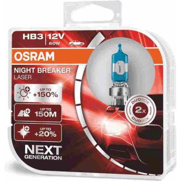 Osram HB3 12V - NIGHT BREAKER LASER - Set