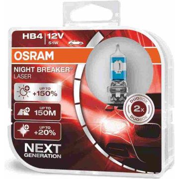 Osram HB4 12V - NIGHT BREAKER LASER - Set