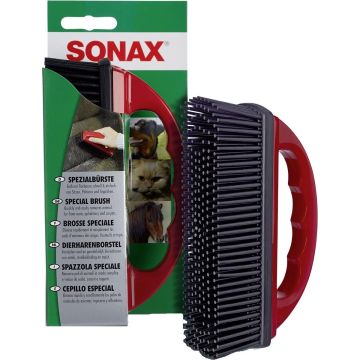 Sonax Reinigingsborstel Dierharen 20 X 5,5 Cm Rood/zwart