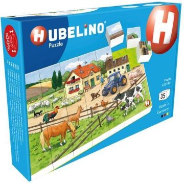 Hubelino Puzzel Boerderij Junior 26,5 X 18,2 Cm 35 Stukjes