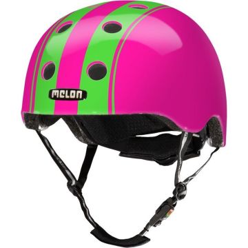 Melon helm Double Green Pink XL-2XL (58-63cm) groen/roze