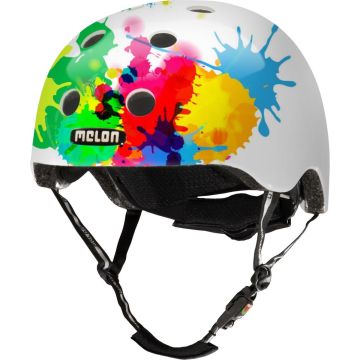 Melon "Coloursplash" Helm - 52-58 cm - Wit