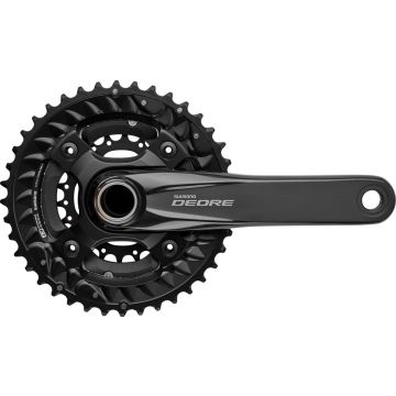 Crankstel Shimano Deore FC-M6000 3x10 speed 175/40x30x22 - zwart