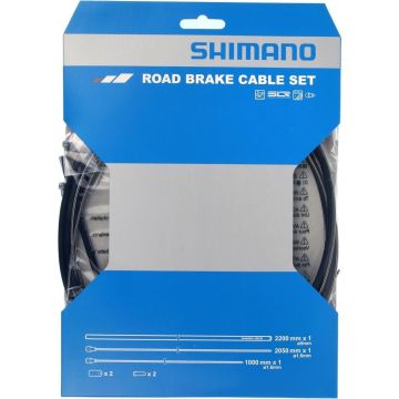 Shimano Remkabelset Road Sil-tec Zwart 10-delig