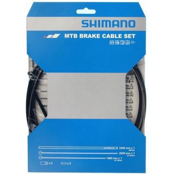 Remkabelset Shimano MTB RVS Zwart