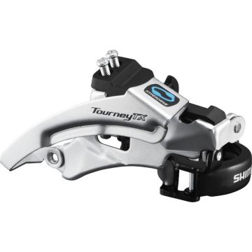 Shimano Voorderailleur Tourney Tx800 8s Triple Ts Dp Zilver