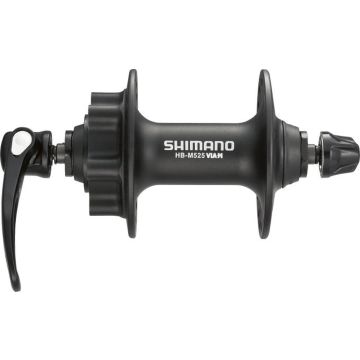 Voornaaf Shimano FH-M525 - 32 gaats - 6 bouts remschijfbevestiging - zwart