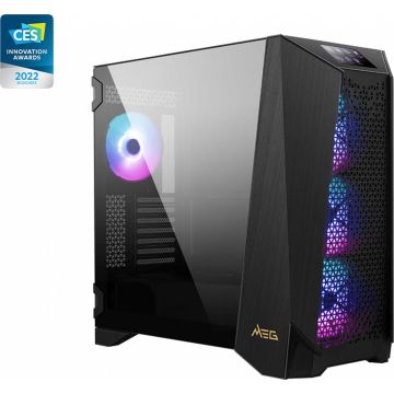 MSI MEG PROSPECT 700R, Midi Tower, PC, Zwart, ATX, micro ATX, Mini-ITX, Gamen, Multi