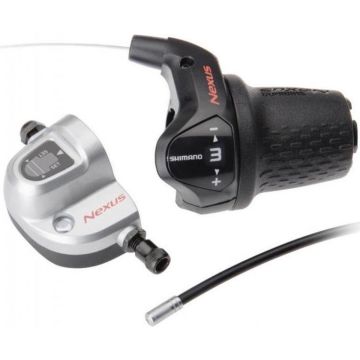 Shimano Shifter Rechts Revo Nexus Sl-3s42 Rubber Zwart