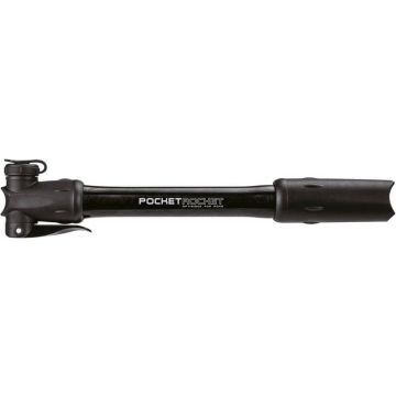 Topeak minipomp Pocket Rocket, Zwart - 15700127