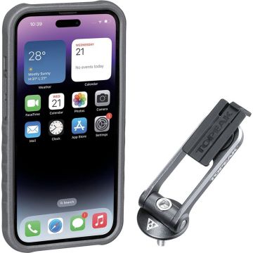 Topeak Ride Hoesje Voor Iphone 14 Pro Met Steun Transparant