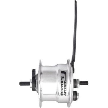 Sturmey Archer Naaf Xl-fdd 90 Dynamo 3.0w Voor 36g Alu Zilver