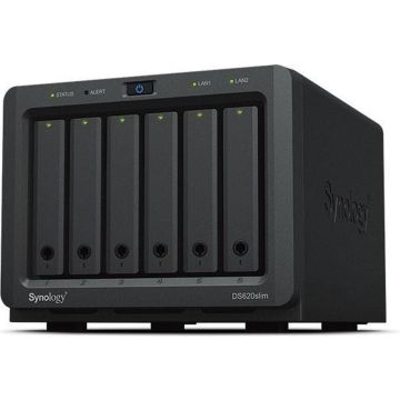 NAS Network Storage Synology DS620SLIM Celeron J3355 2 GB RAM Black