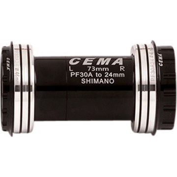 CEMA Bracketas PF30A Interlock Shimano RVS-zwart