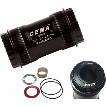 CEMA Bracketas T47 SRAM GXP-Keramisch-Zwart