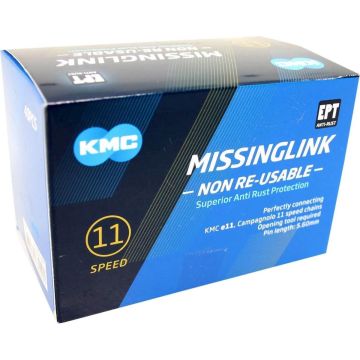 KMC Sluitschakel MissingLink 11NR EPT zilver 5.65mm 11v(40)