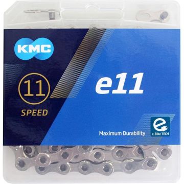 KMC - E11 Ketting Zilver 122L