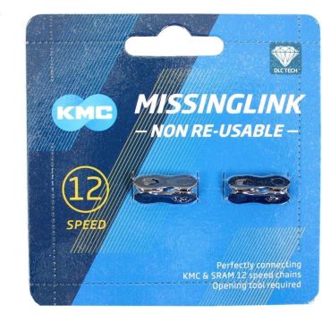 KMC - 12NR Missinglink Ketting DLC 2 Stuks