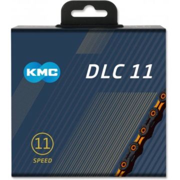 KMC X11 DLC Fietsketting 11 speed - Zwart/Oranje