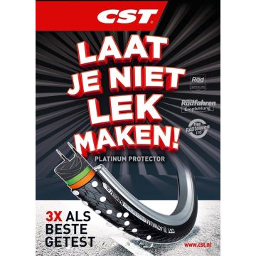 Buitenband CST Platinum Protector 28 x 1.40 / 37-622 mm - zwart met reflectie