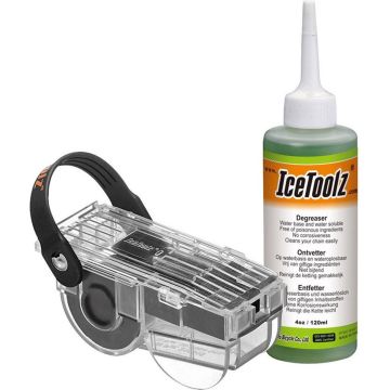 Kettingreiniger met ontvetter (120ml) IceToolz 240C212 (set)