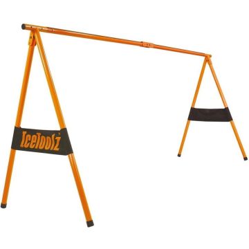 Icetoolz Fietsshowstandaard P412 277 Cm Oranje Staal 2-delig